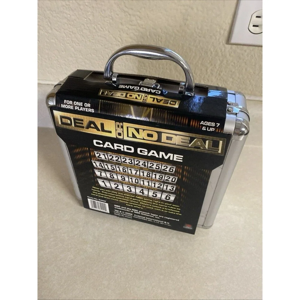 Deal or No Deal Card Game in Metal Briefcase 2006